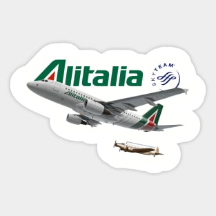 A319 Alitalia Sticker